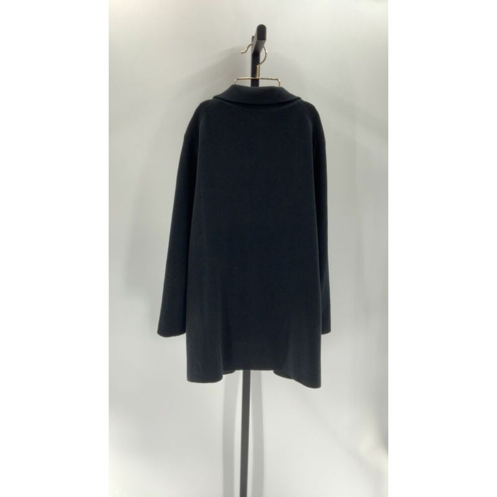Quince Womens 100% Organic Cotton Knit Blazer Black L - Picture 2 of 2